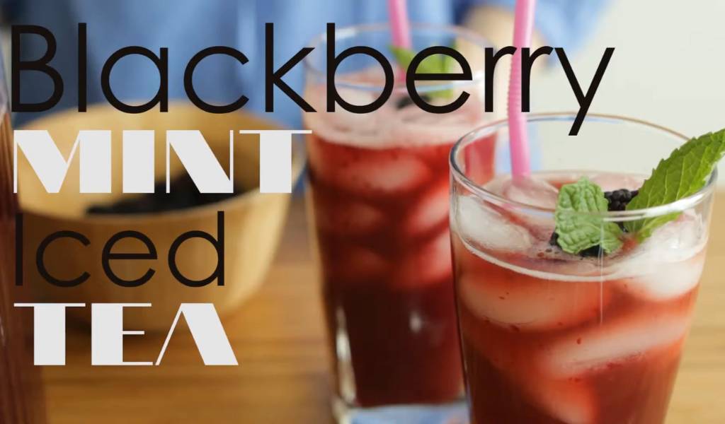 Blackberry Mint Iced Tea