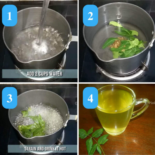 How to make neem tea step-by-step