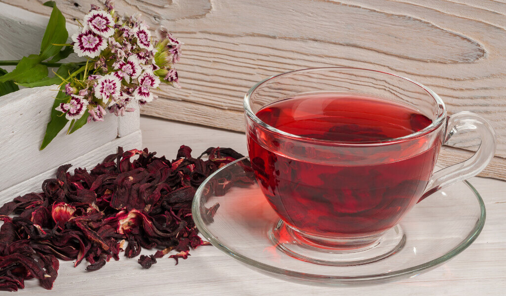 What is hibiscus tea made of