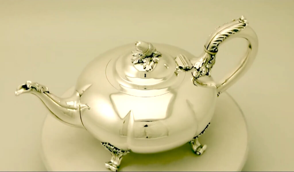 How to clean silver on sale teapot