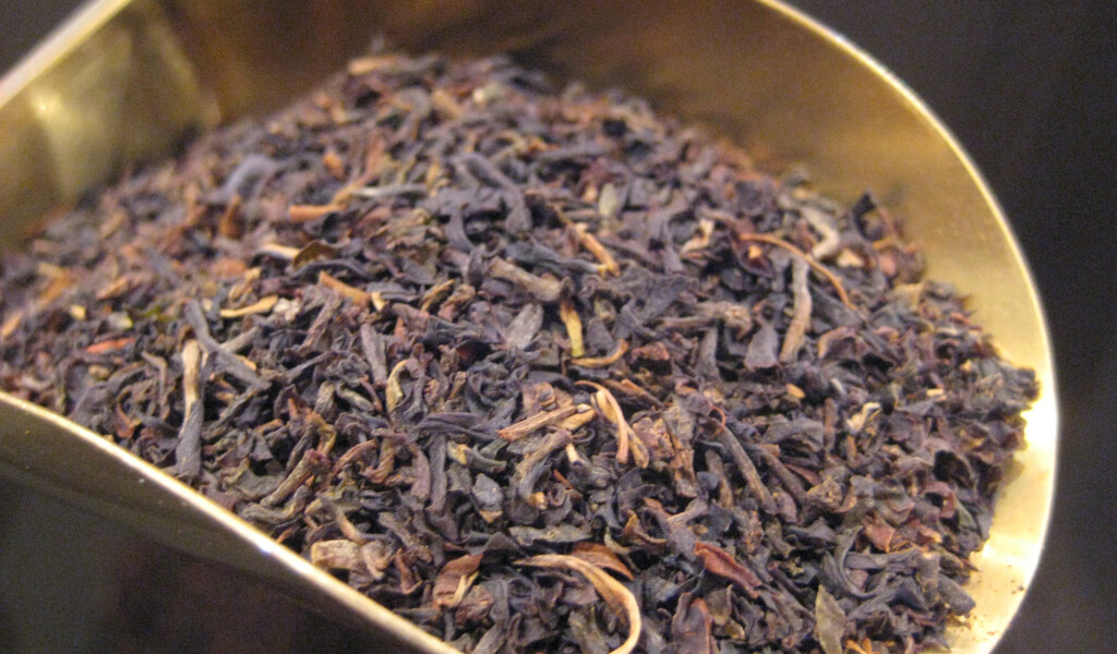 Assam tea leaves