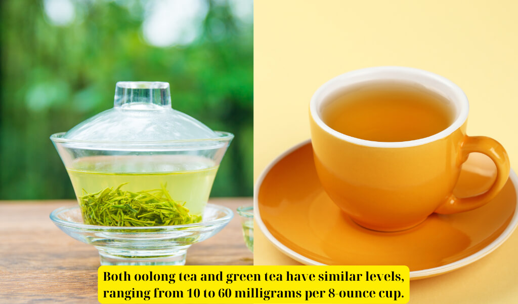 Caffeine Oolong vs Green tea
