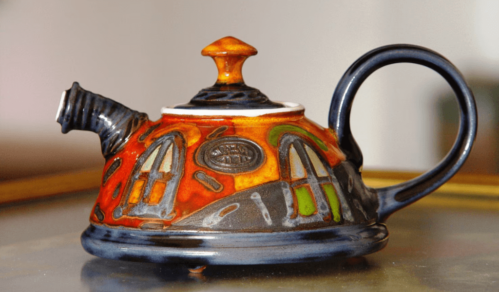 Ceramic teapot