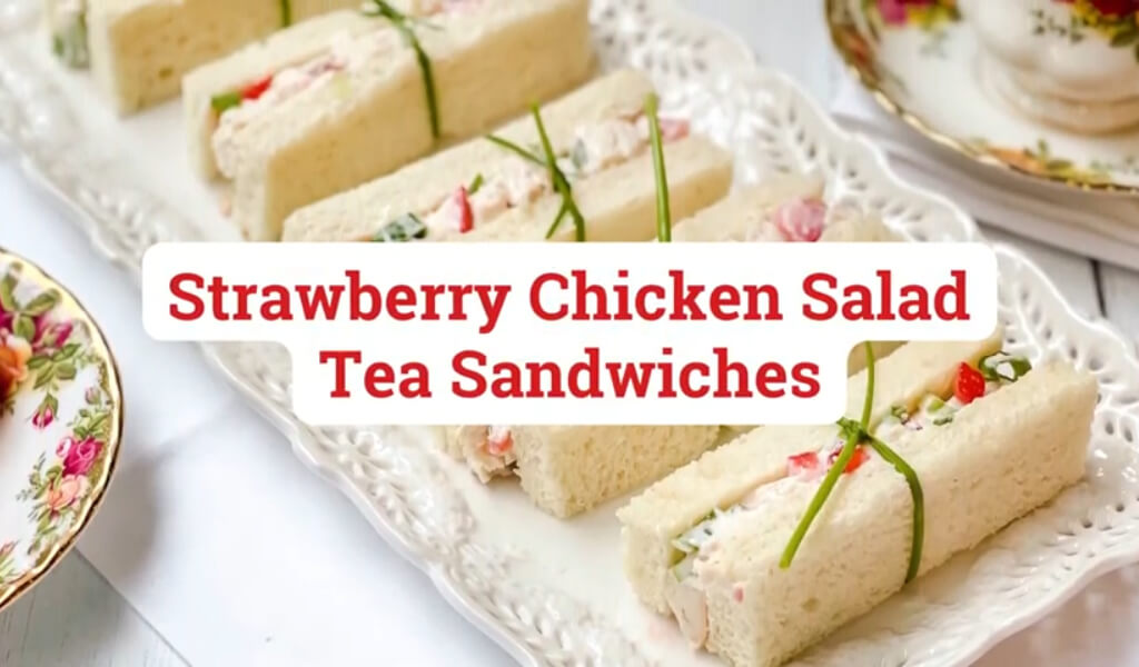 chicken salad tea sandwiches