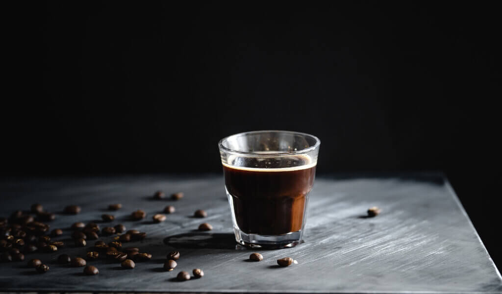 cold brew coffee in tea infuser