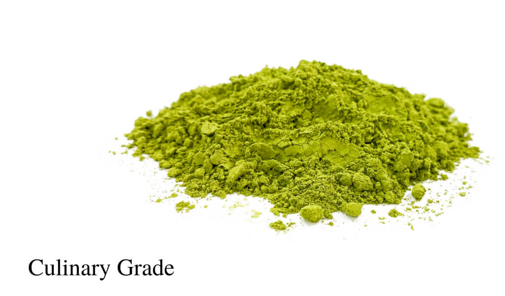 Different types of matcha