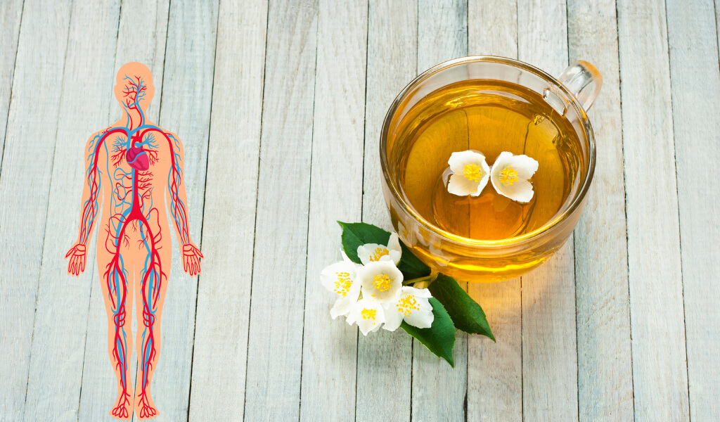 health benefits of drink jasmine tea