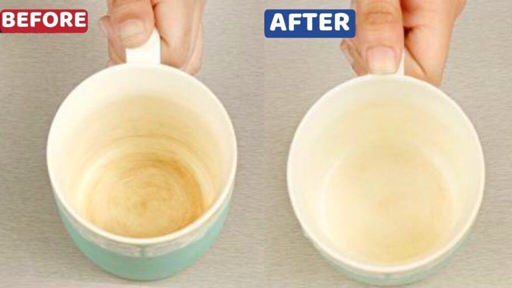 how to remove tea stains from plastic