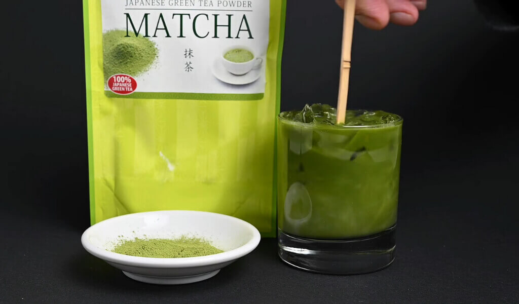 Match green tea