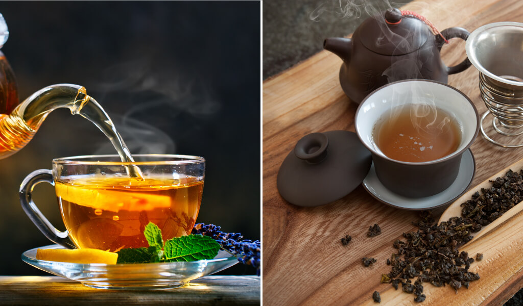 Olong vs Black tea