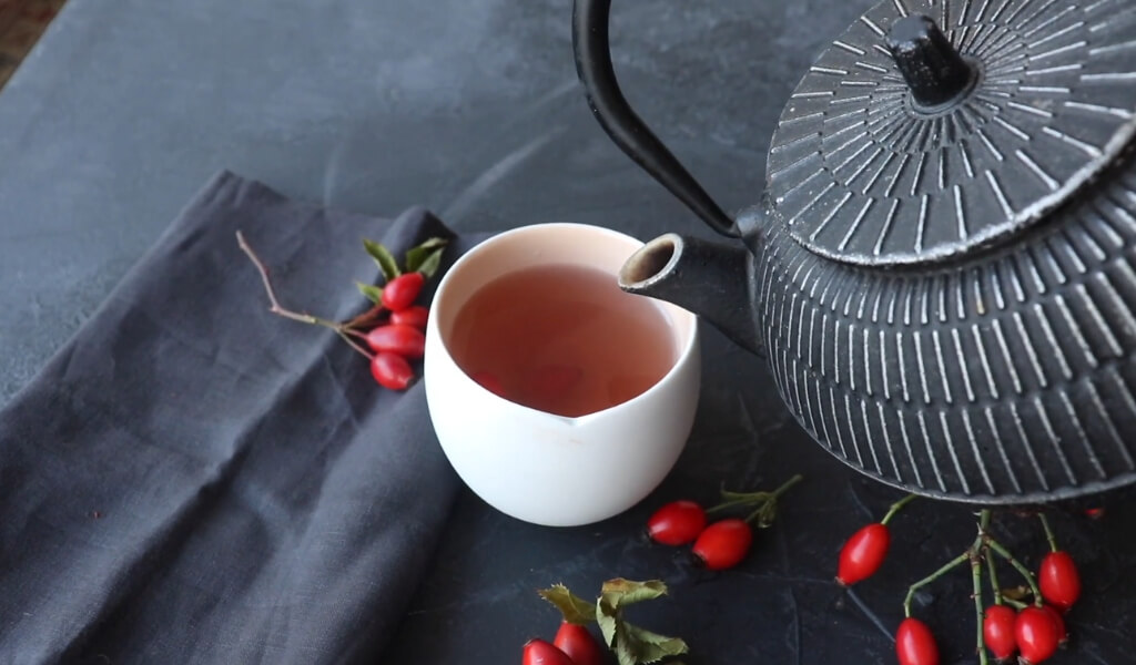 Tea from Rose hips
