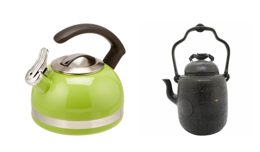 Tea pot vs kettle