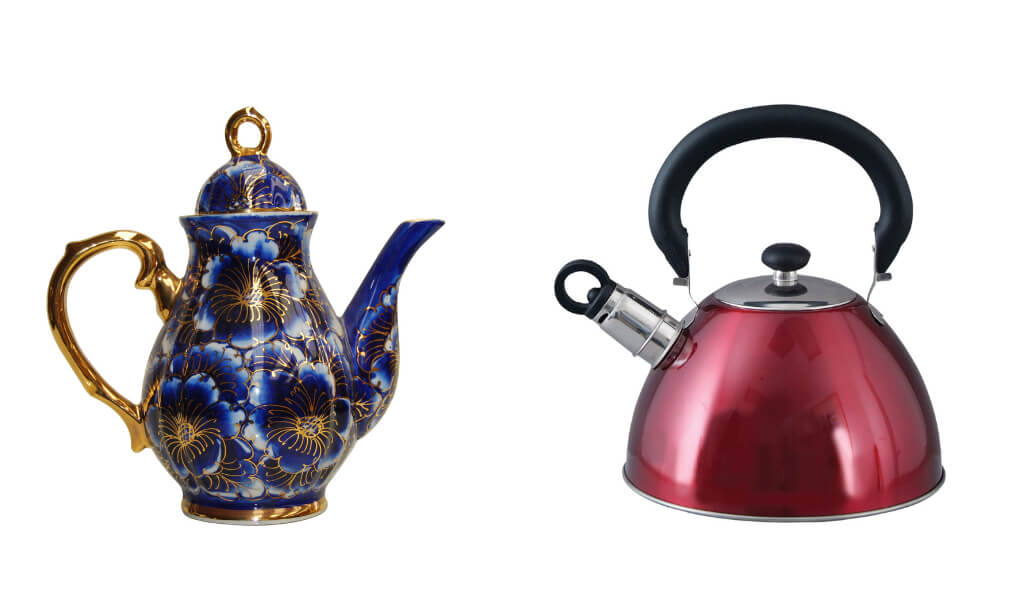 Teapot and kettle