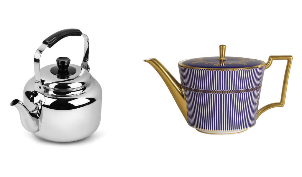 Teapot vs tea kettle