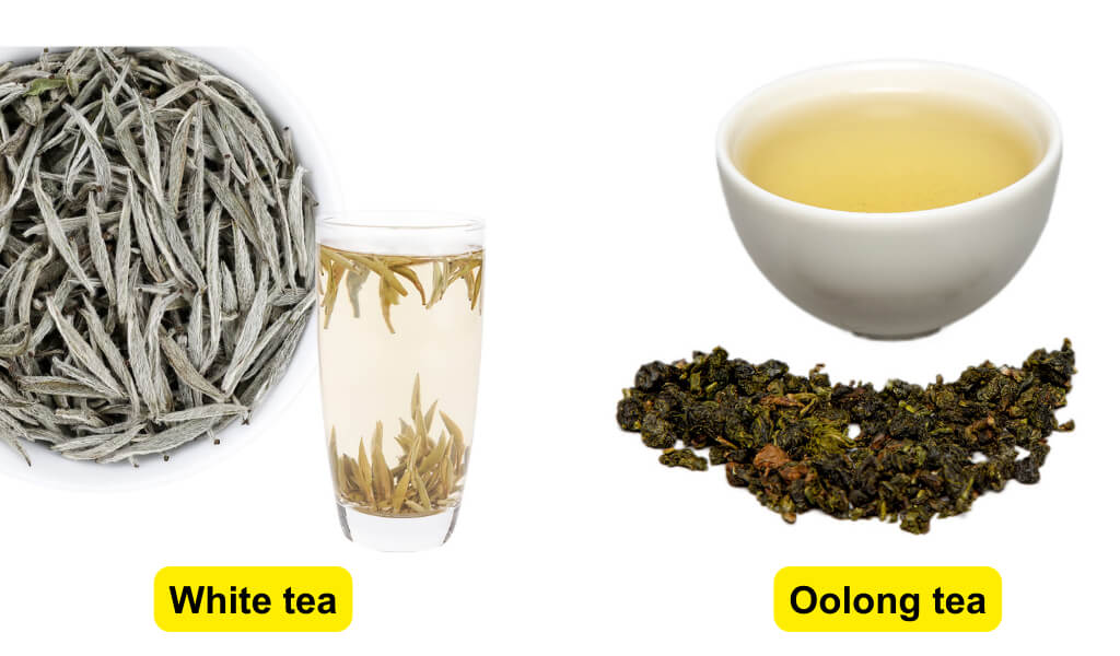 White tea vs Oolong tea