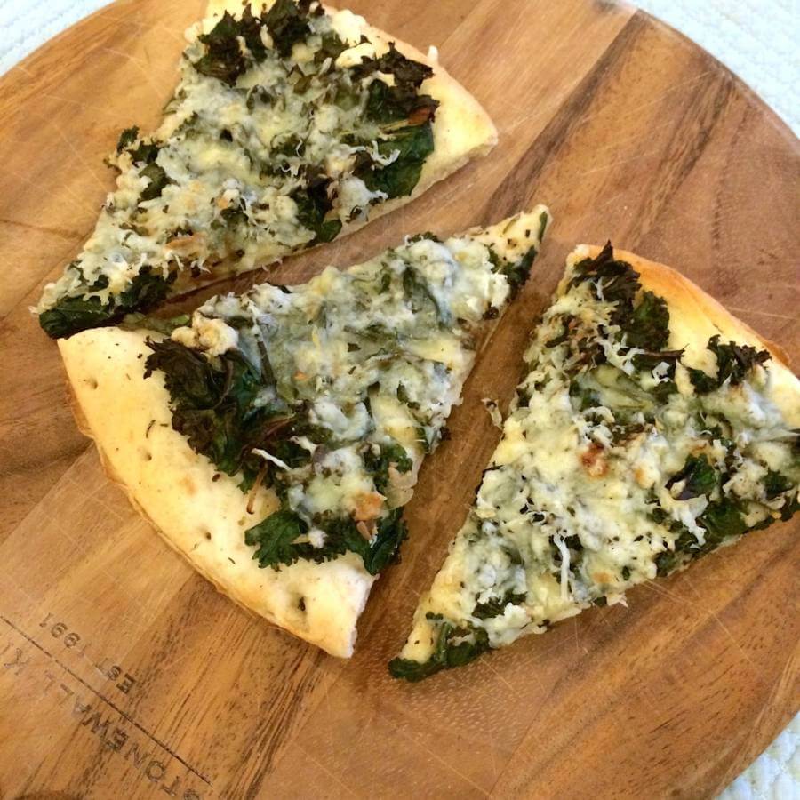 Savory Kale Flatbread by Shanna Smith