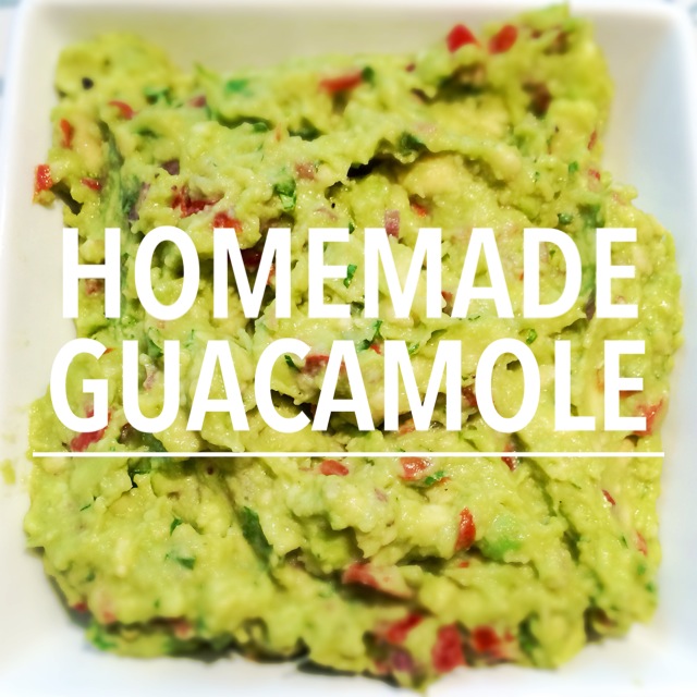 home made guacamole