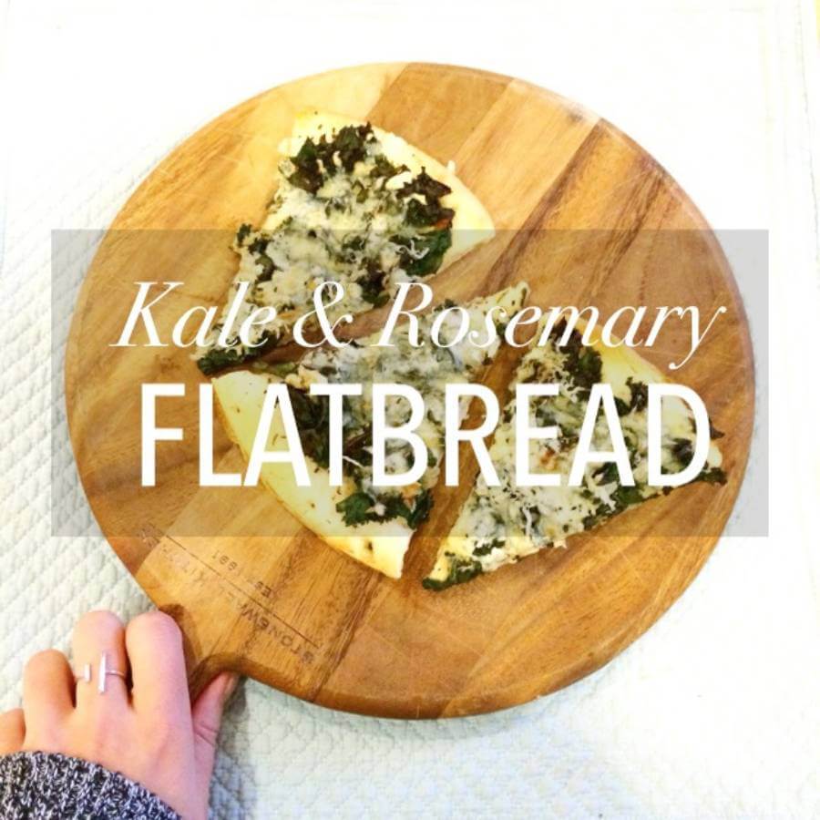 how to Savory Kale Flatbread