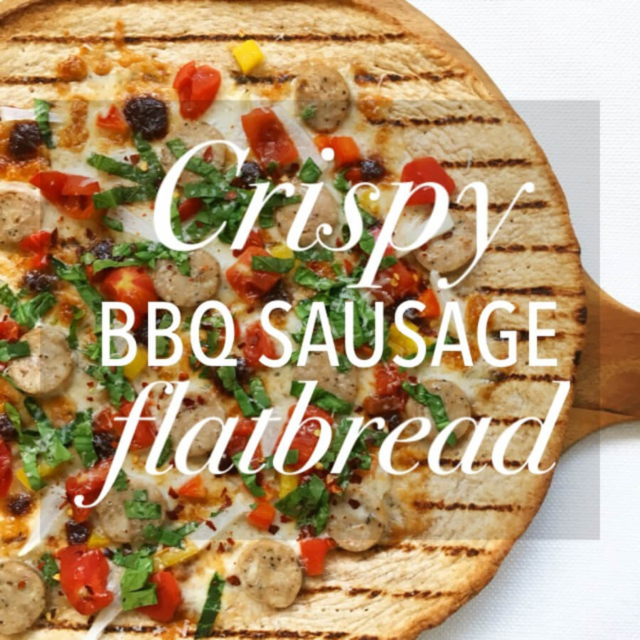 How to make Crispy BBQ Sausage Flatbread
