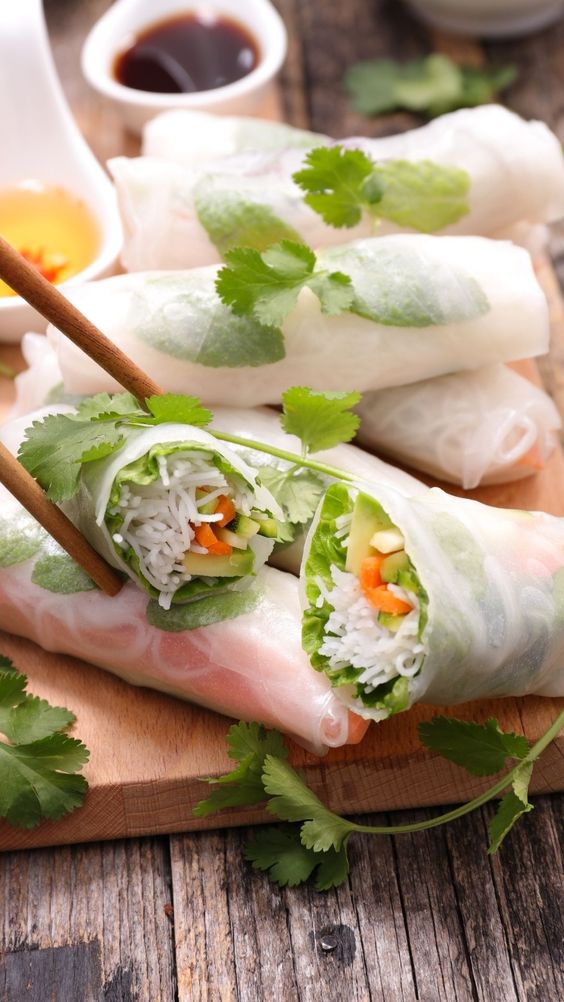 spring veggie rolls