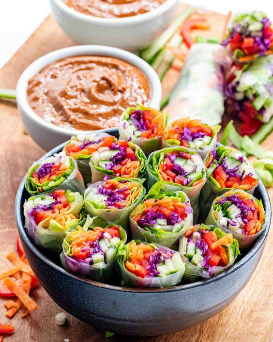 Vegetarian vietnamese spring rolls recipe